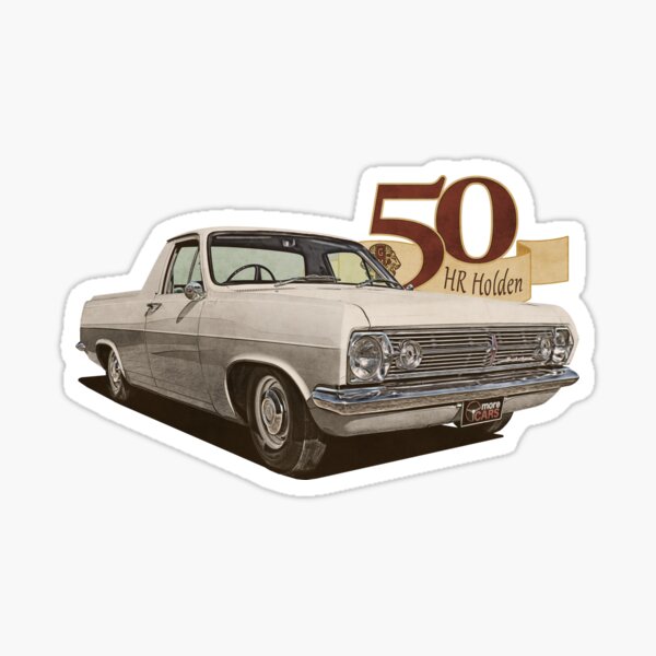 Item preview, HR Holden Ute - 50th Anniversary - White designed and sold by morecars.