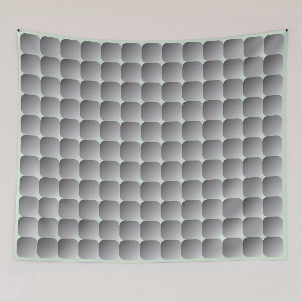 Item preview, Retro Square Scales - Pastel Green and Grey designed and sold by Quooki.