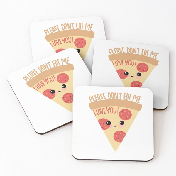 Item preview, Pizza - Please Don't Eat Me I Love You - Food Funny designed and sold by GoodMoodFood.