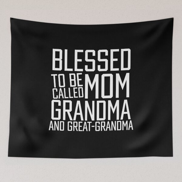 Item preview, Great Grandma Christmas Gift Pregnancy Announcement Blessed To Be Called Mom Grandma And Great-Grandma Baby Reveal designed and sold by Akmloza.