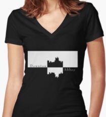 Downton abbey Women's Fitted V-Neck T-Shirt