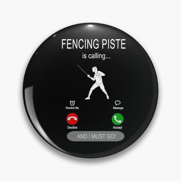 Item preview, Fencing piste is calling - white designed and sold by dJ-Design.