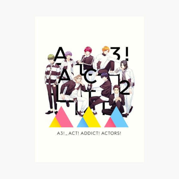 Lamina Artistica A3 Actuar Adicto Actores Logo De Shadowbolt Redbubble