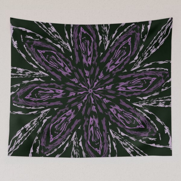 Item preview, Purple abstract flower design designed and sold by Diane Hunter Art.