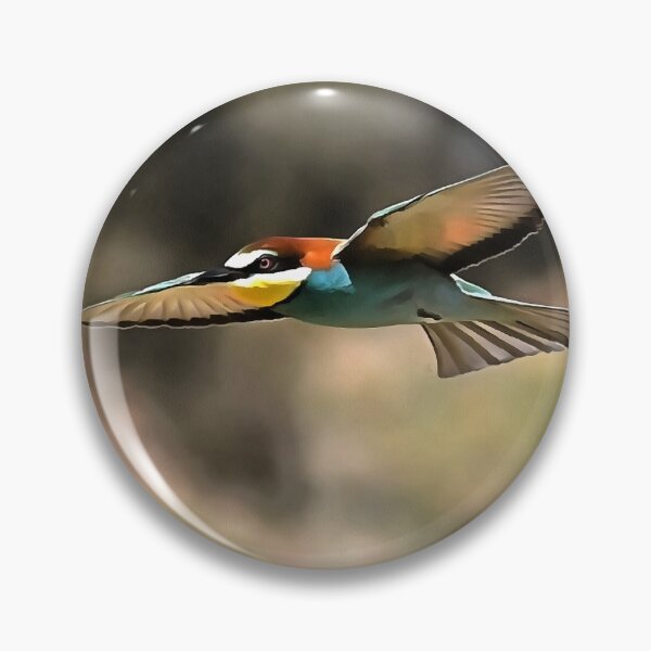 Item preview, Bee Eater In Flight Realistic Artwork designed and sold by taiche.