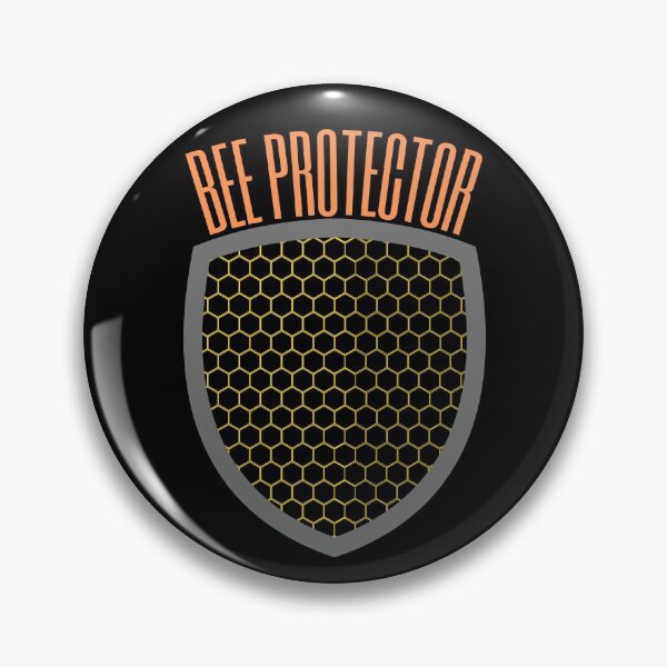 Item preview, Bee Protector - shield design with honeycomb structure designed and sold by DrawingBoard.