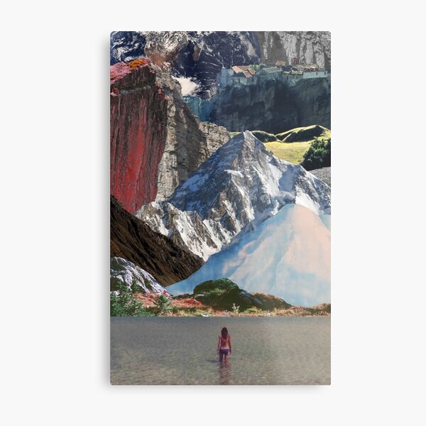 Destination: Mountains Metal Print