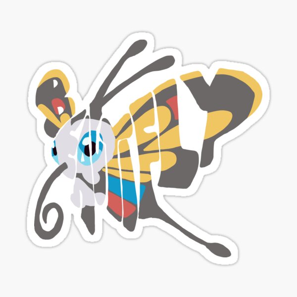 Butterfly Pokemon Stickers Redbubble