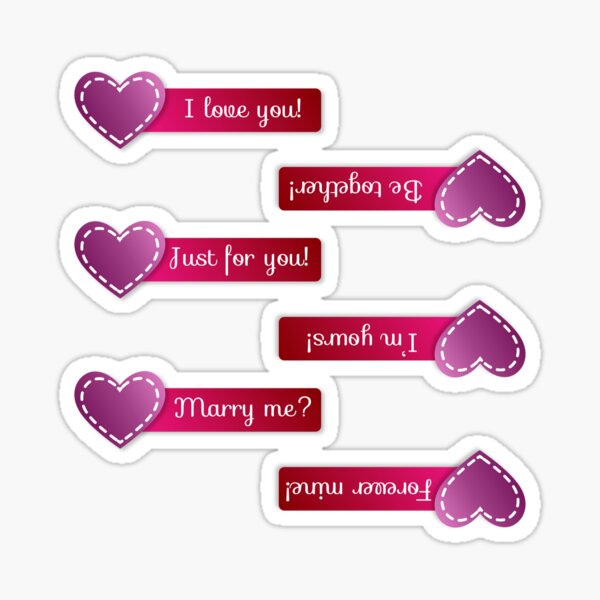 Red Hearts Personalized sticker labels  Red Hearts Valentines Day sticker  labels