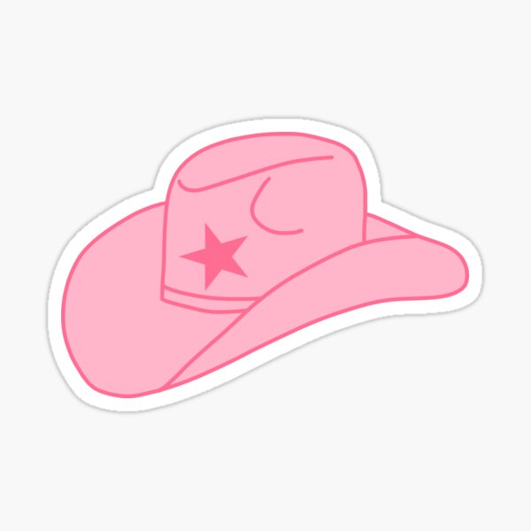 Pink & Yellow Aesthetic Preppy Cowgirl Hat