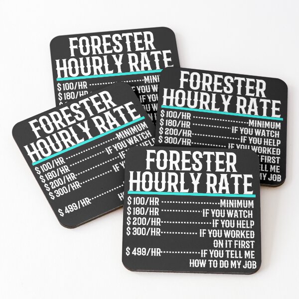 Item preview, Forester Hourly Rate designed and sold by TeesYouWant.