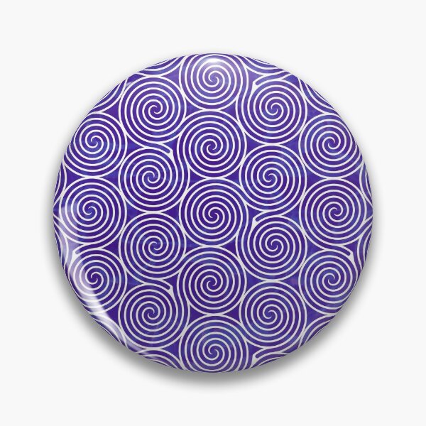 Item preview, White & Purple spiral Illusion  Pattern designed and sold by YOYOCollection.