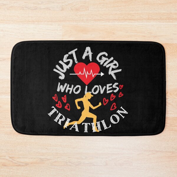 Item preview, Triathlete Definition- Just A Girl Who Loves Triathlon designed and sold by Sonatablue.