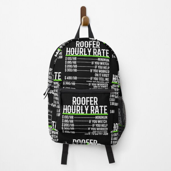 Item preview, Roofer Hourly Rate designed and sold by TeesYouWant.