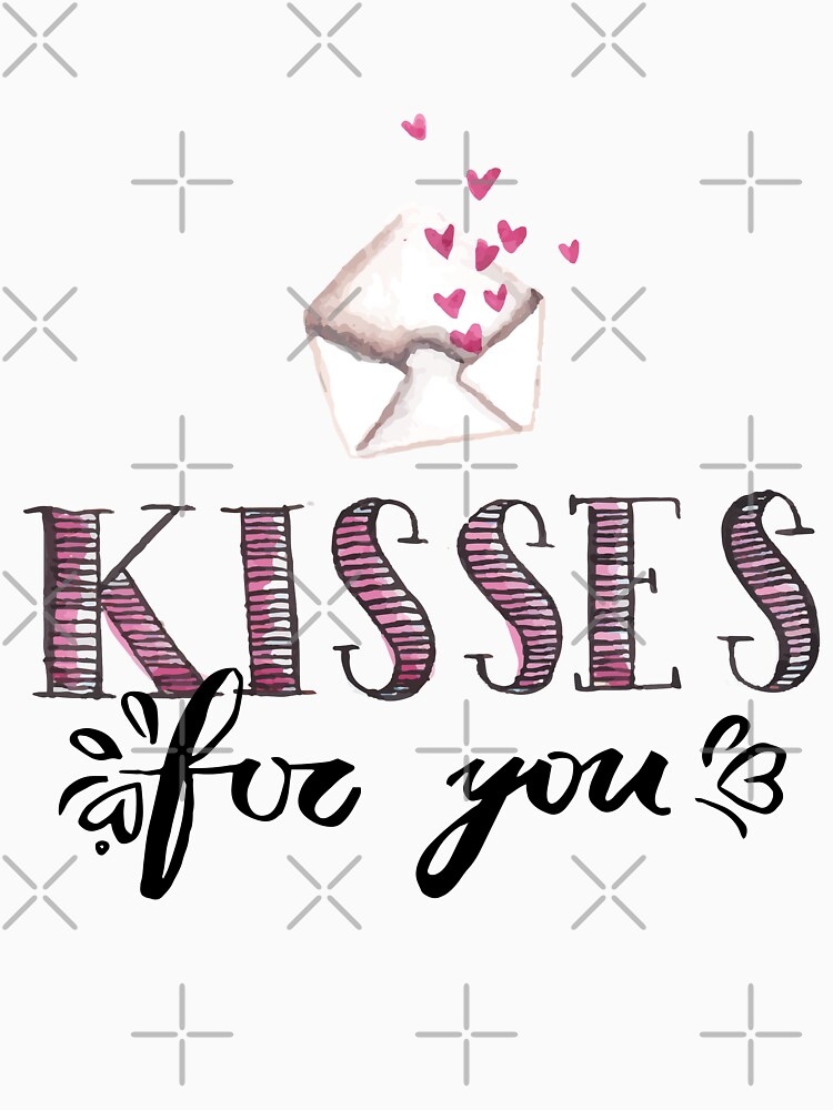 Happy Valentine Kisses For You Love Letter by NextLVLShirts