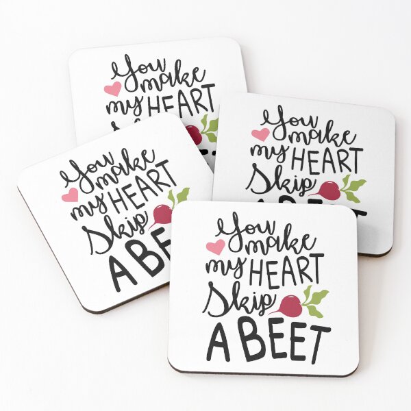 Item preview, you make my heart skip a beet funny valentines day designed and sold by happinestSHOP.