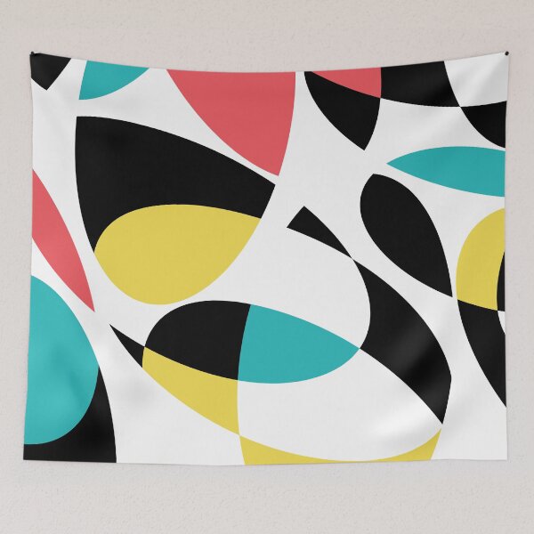 Item preview, Colorful, abstract, modern, fun geometric pattern designed and sold by theendup.