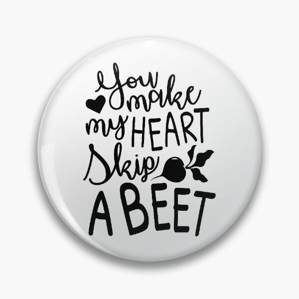 Item preview, you make my heart skip a beet funny valentines day designed and sold by happinestSHOP.