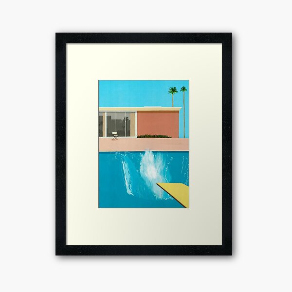 A Bigger Splash Pool Framed Art Print