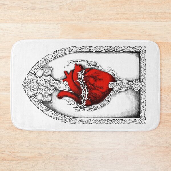 Item preview, Sacred Heart of Jesus Christ - Red Variant designed and sold by MythicComicsArt.