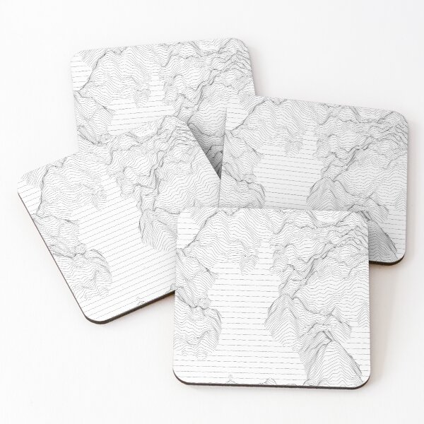 Item preview, Colorless Line Mountains Minimalistic Geometric Design designed and sold by Mark Knol.