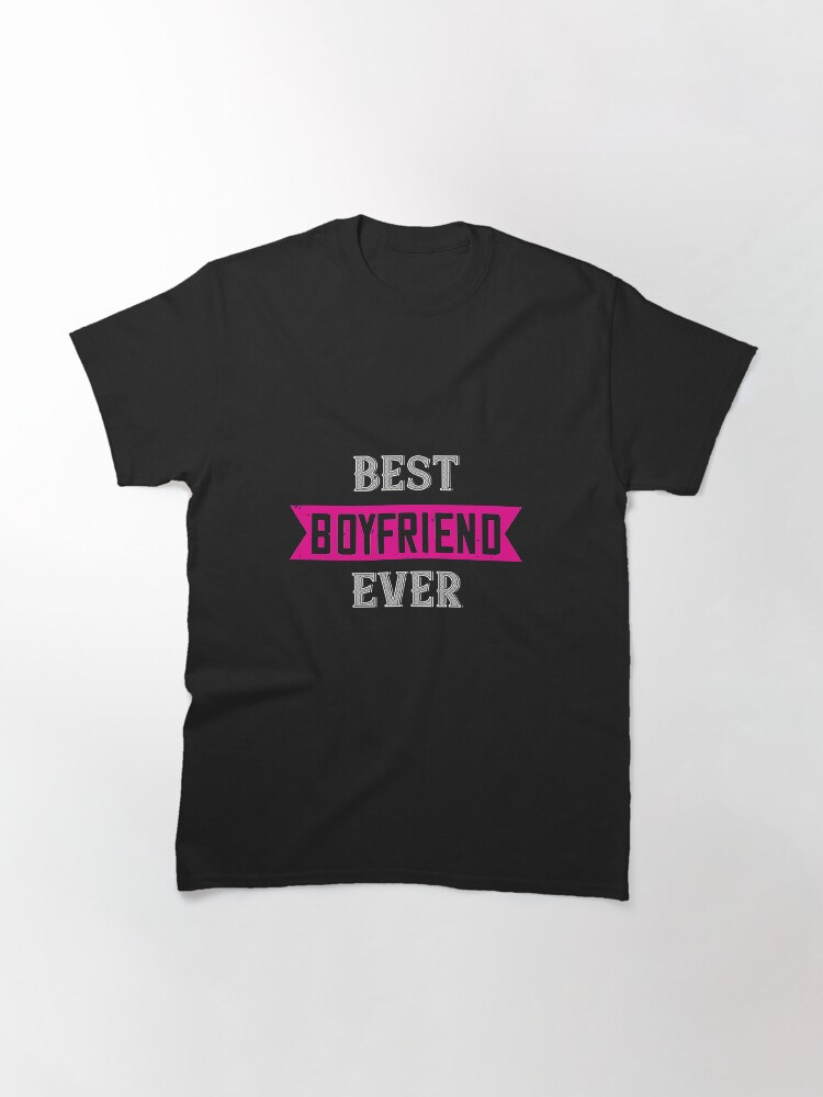 Alternate view of Happy Valentine Best Boyfriend Ever Classic T-Shirt