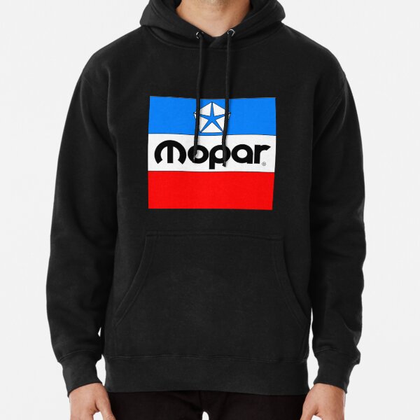 Mopar lassic Mopar Block Logo Pullover Hoodie
