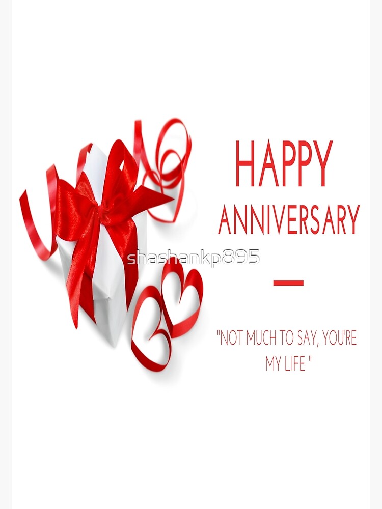 1st-wedding-anniversary-wishes-for-wife-poster-for-sale-by