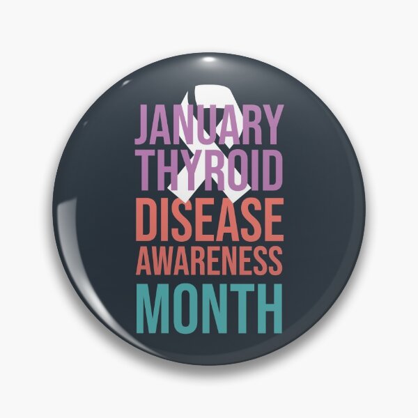 Item preview, January thyroid disease awareness month designed and sold by Superarm.