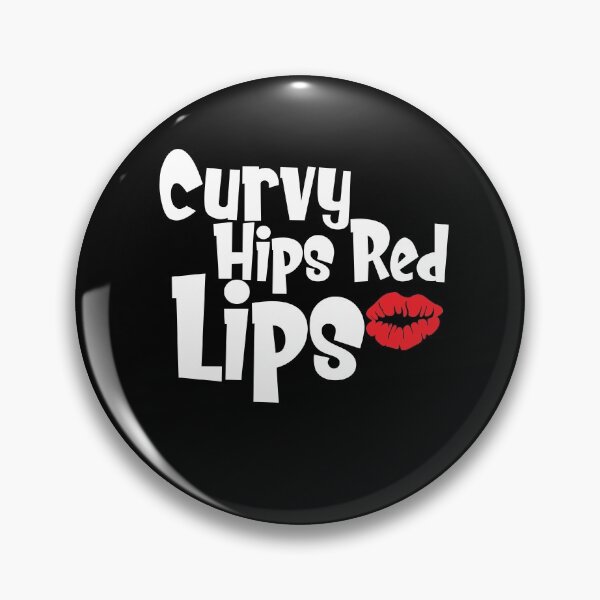 Item preview, Curvy Hips Red Lips Sassy For Women Sarcastic Gifts designed and sold by Akmloza.