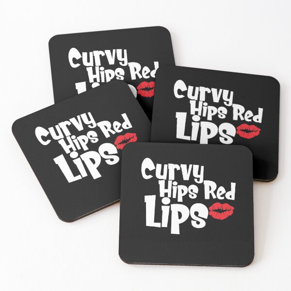 Item preview, Curvy Hips Red Lips Sassy For Women Sarcastic Gifts designed and sold by Akmloza.
