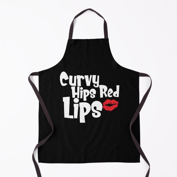 Item preview, Curvy Hips Red Lips Sassy For Women Sarcastic Gifts designed and sold by Akmloza.