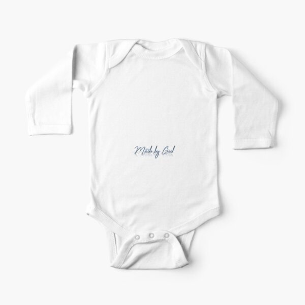 I Am Made By God Baby Body Langarm