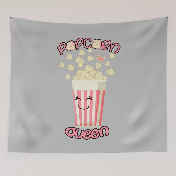 Artikelvorschau, POPCORN QUEEN - Nettes Popcorngeschenk für nationalen Popcorn-Tag entworfen und verkauft von CreativaArt-.