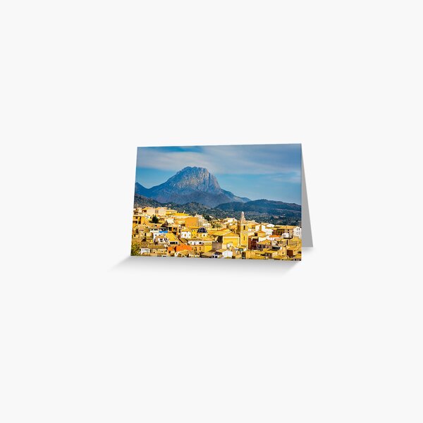 Relleu by the mountain Greeting Card