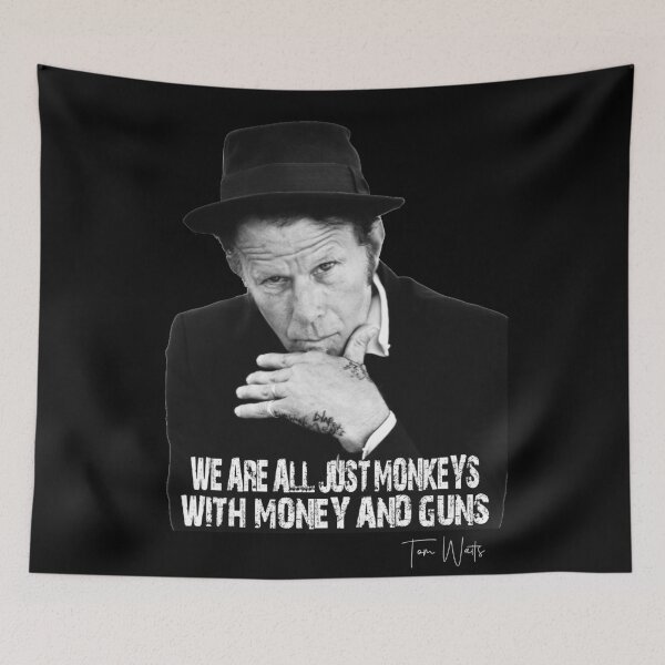 Item preview, Tom Waits - Solo somos monos con dinero y armas designed and sold by jwebmarket.