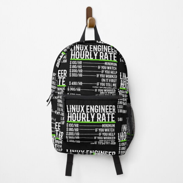 Item preview, Linux Engineer Hourly Rate designed and sold by TeesYouWant.