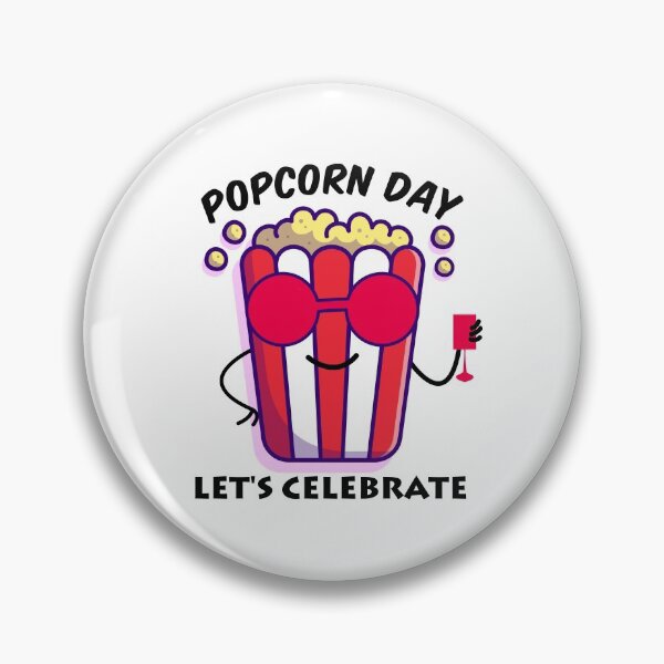 Item preview, NATIONAL POPCORN DAY - Cute popcorn bucket designed and sold by CreativaArt-.
