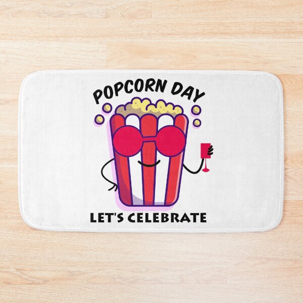 Item preview, NATIONAL POPCORN DAY - Cute popcorn bucket designed and sold by CreativaArt-.