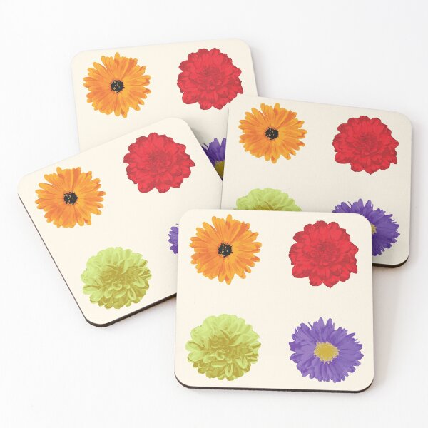 Item preview, Colored Flowers designed and sold by Made-By-Art.