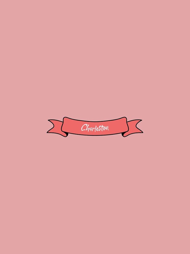 Thumbnail 4 of 4, iPhone Case, Charleston - Ribbon Label (pink) designed and sold by CityCollection.