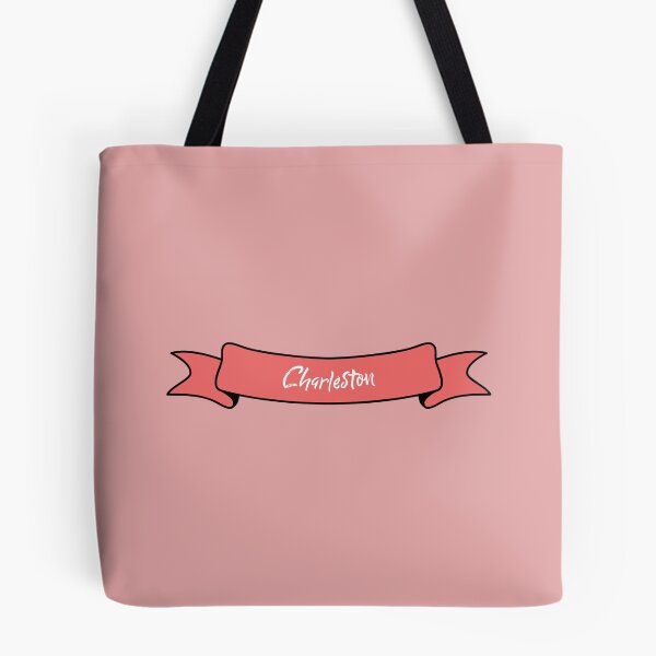 Item preview, Charleston - Ribbon Label (pink) designed and sold by CityCollection.