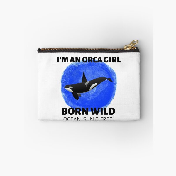 Item preview, ORCA GIRL, FREE ORCA, BORN WILD, ORCA MEME,  designed and sold by R B Chrystal.