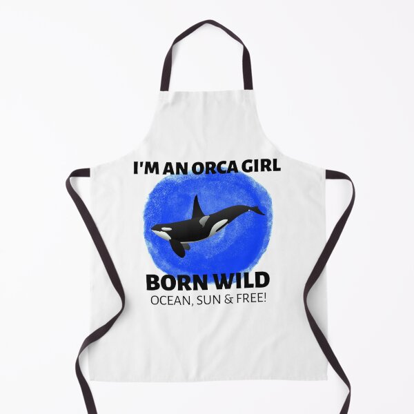 Item preview, ORCA GIRL, FREE ORCA, BORN WILD, ORCA MEME, designed and sold by R B Chrystal.