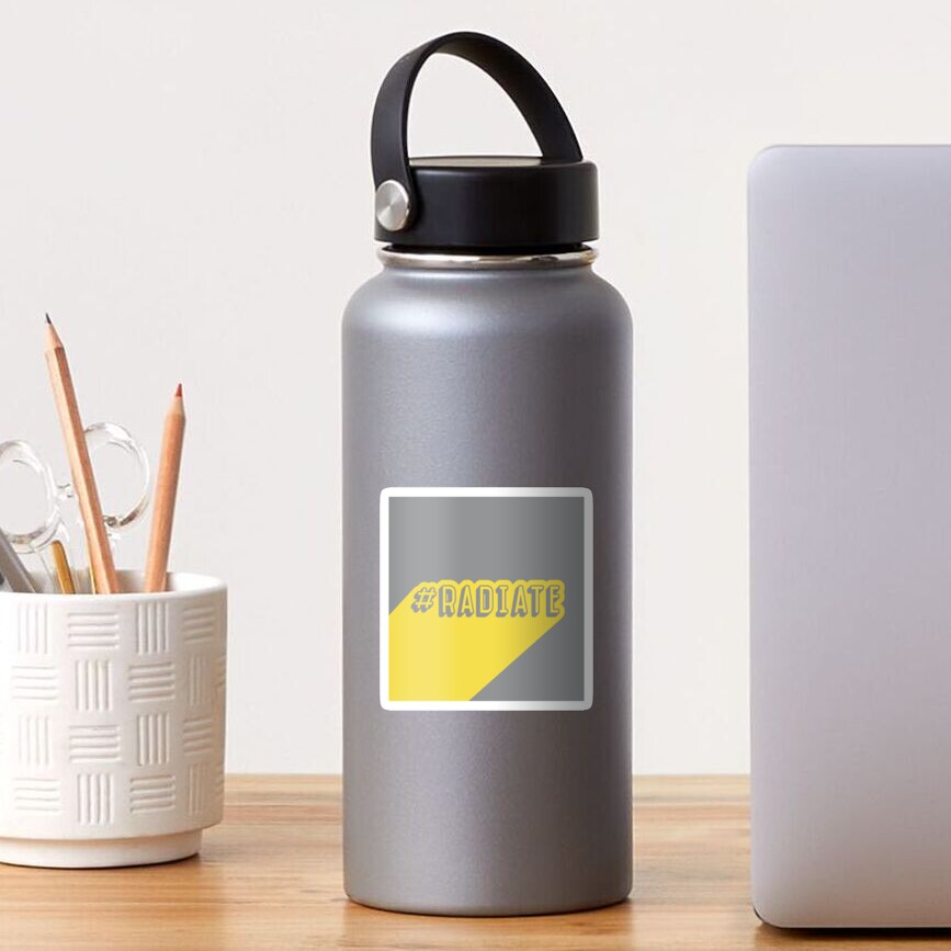 Hashtag Radiate Sticker