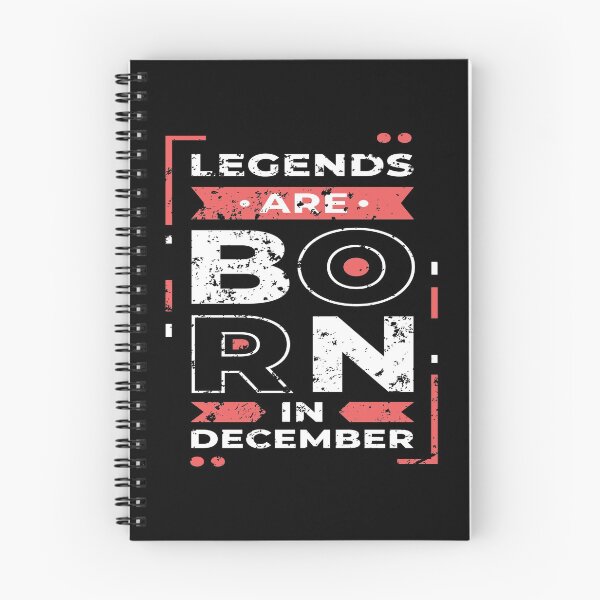 Item preview, Legends Are Born In December designed and sold by Qudkin.