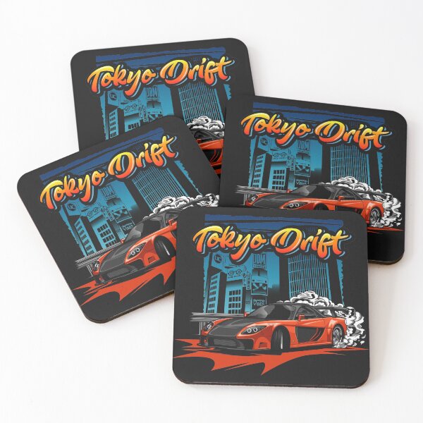 Item preview, Tokyo Drift RX7 Illustration (Orange) designed and sold by JioojiProject.