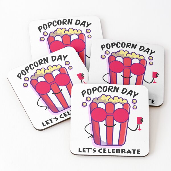 Item preview, NATIONAL POPCORN DAY - Cute popcorn bucket designed and sold by CreativaArt-.