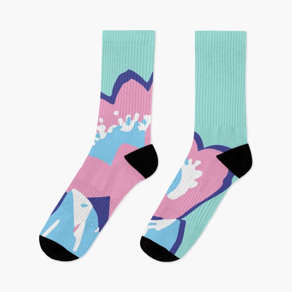 Artikelvorschau, Kopie von Aquamarine Blumenmustern - Retro entworfen und verkauft von amazimals.