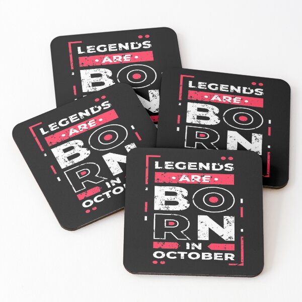 Item preview, Legends Are Born In October designed and sold by Qudkin.